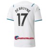 Virallinen Fanipaita Manchester City Kevin De Bruyne 17 Vieraspelipaita 2021-22 - Miesten